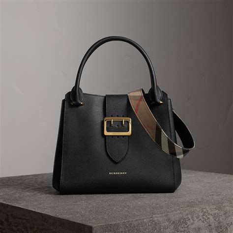 burberry leather tote sale|burberry medium buckle tote.